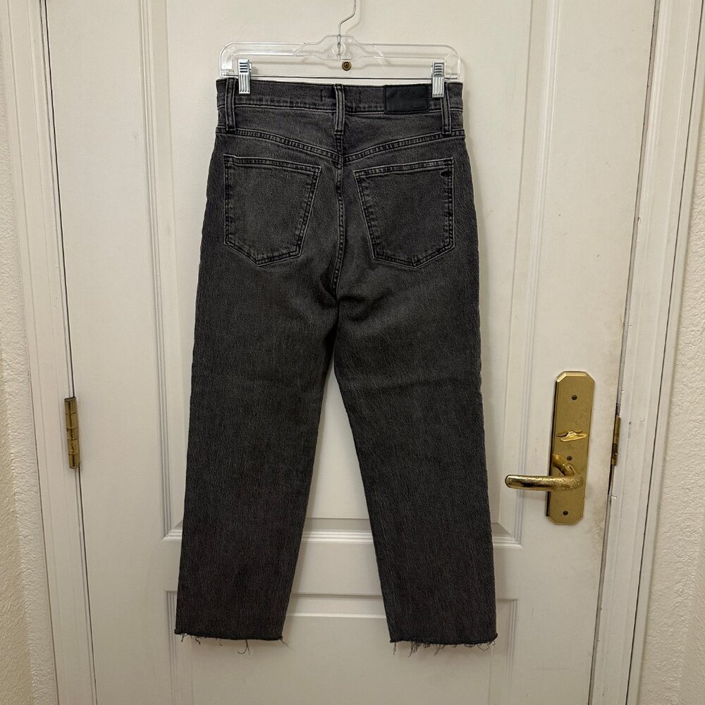 GUC Madewell The Perfect Vintage Straight Jeans Size 27 Washed Black - Picture 4 of 9